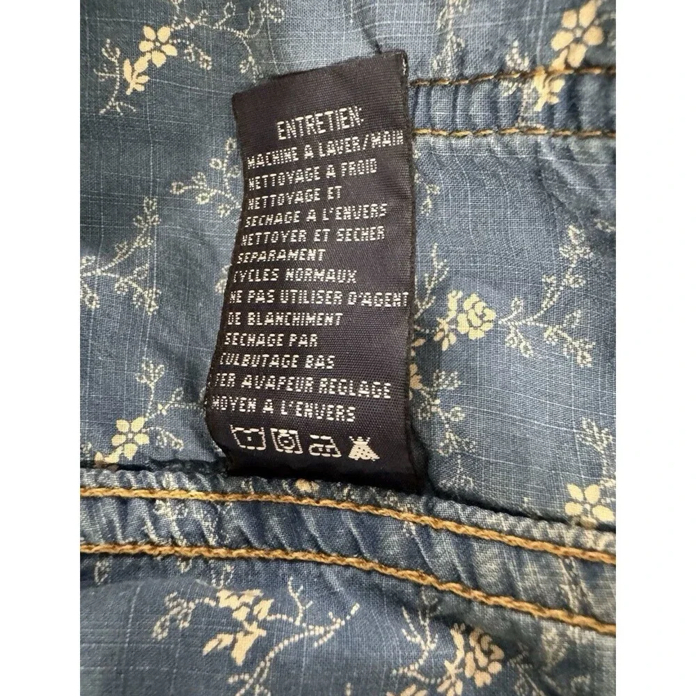 Vintage Ralph Lauren Denim Chore Coat 90’s Y2K Wmns Large Cabincore Cottagecore - Picture 11 of 16